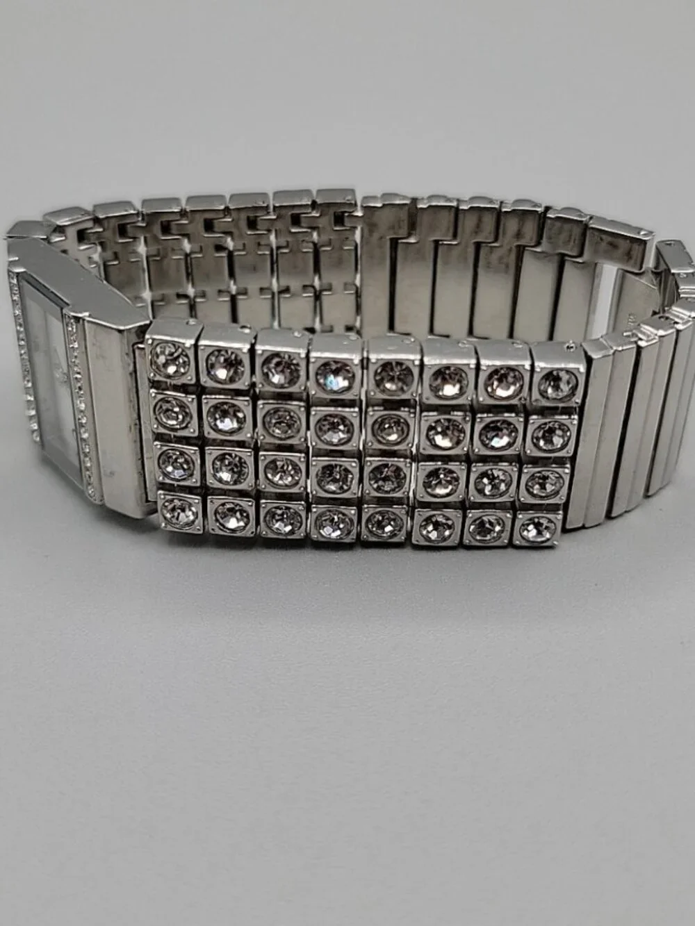 Vintage Da Vanci Rhinestone Encrusted Ladies Quartz Watch 24mm 7